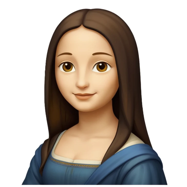 monalisa painting emoji