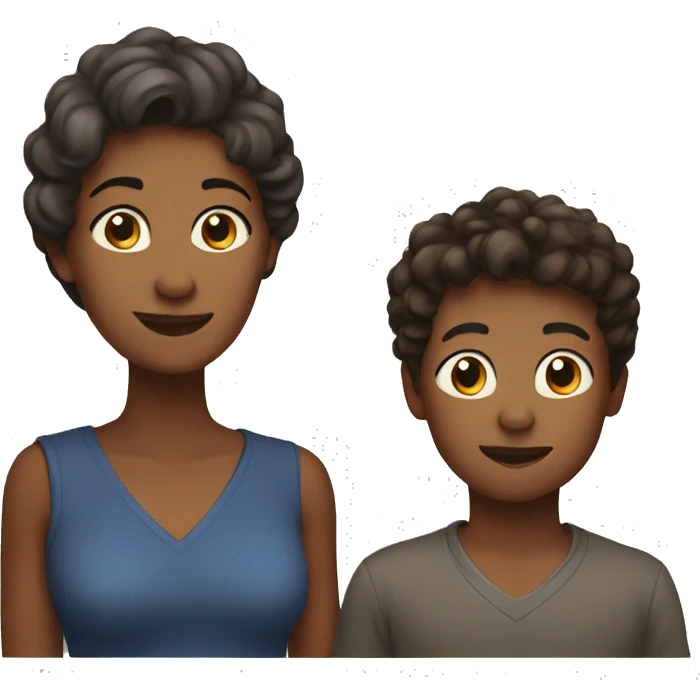 Mother and son  emoji