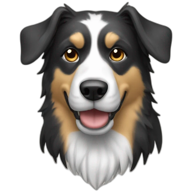 Chien sur loup emoji