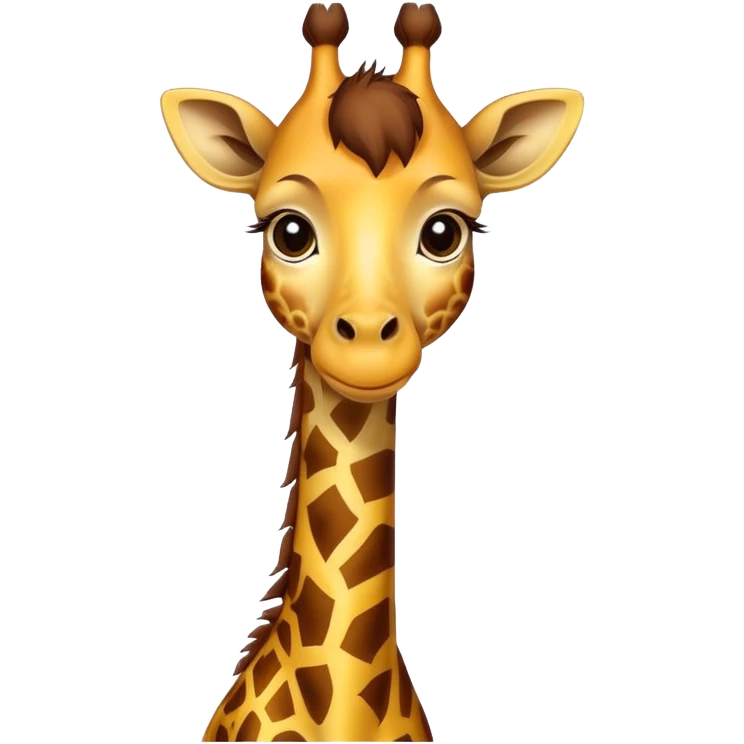 cute giraffe emoji