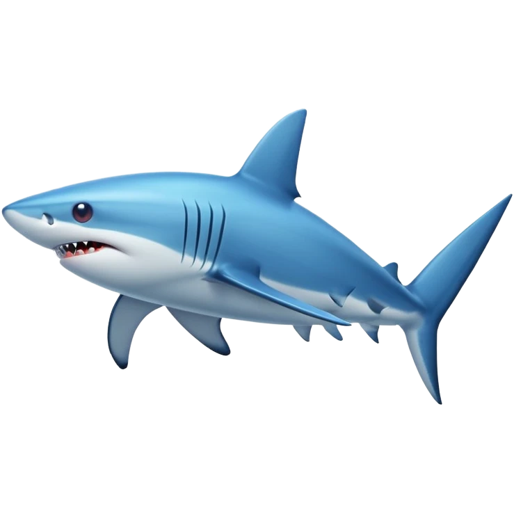 blue shark emoji