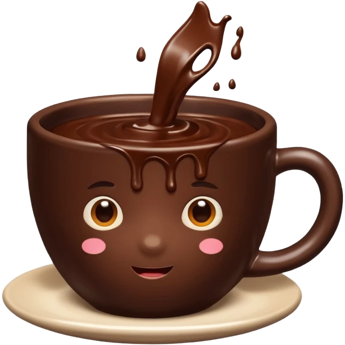 chocolate cup emoji