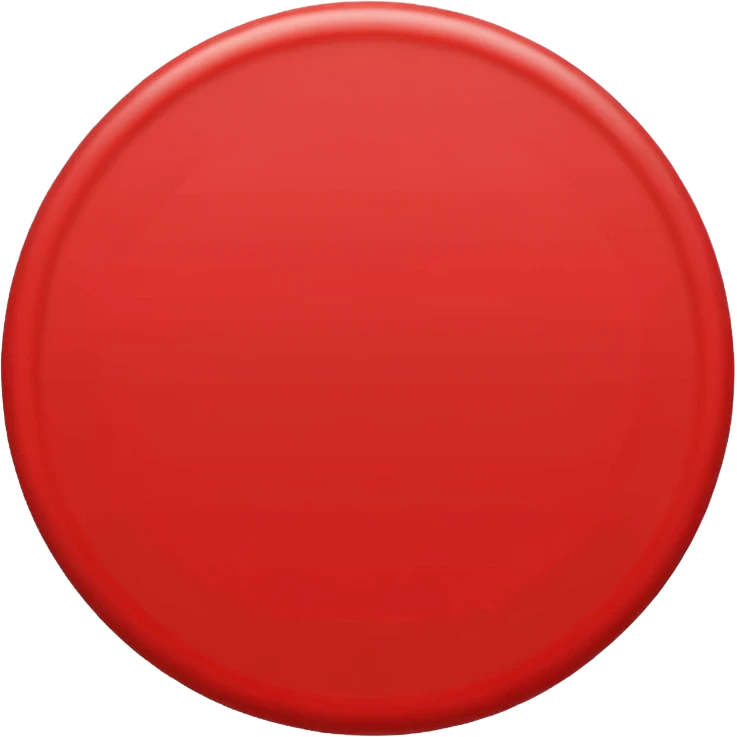 bolinha sólida vermelha para marcar início de frase emoji