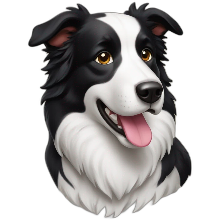 Border collie vendedor emoji