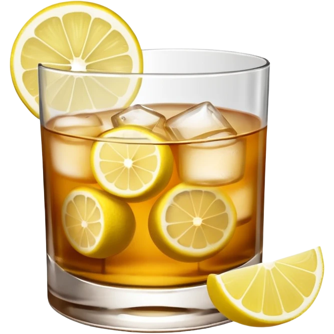mach mir einen Whiskey sour in emoji form emoji
