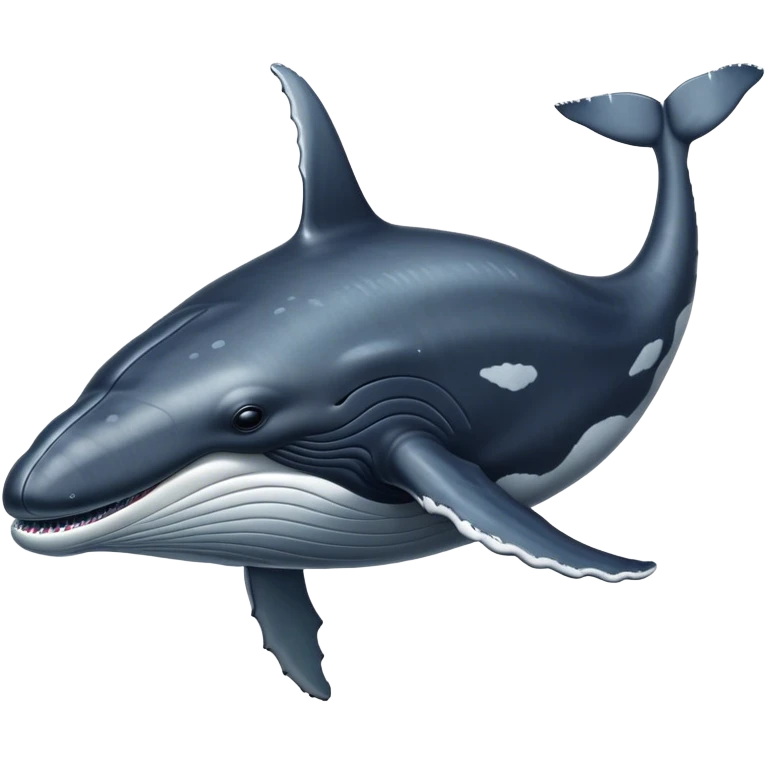 Detailed hump back whale  emoji