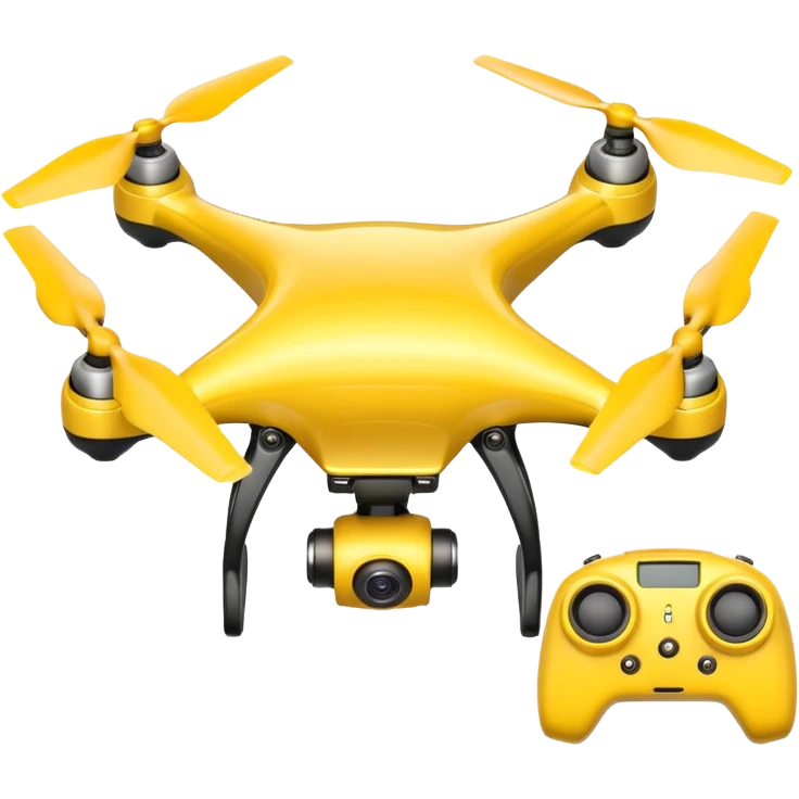 Yellow Drone – battery pack, Courier Drones. emoji