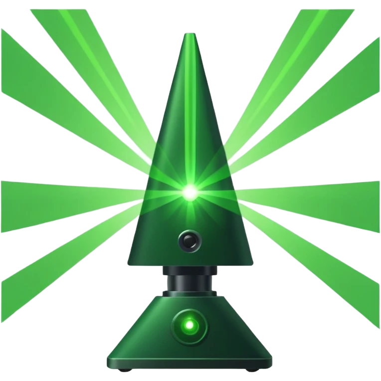 green laser emoji