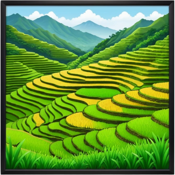 rice terrases emoji