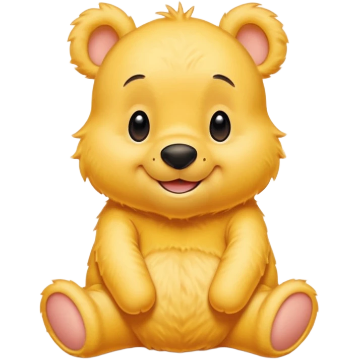 a cute whinne the pooh emoji