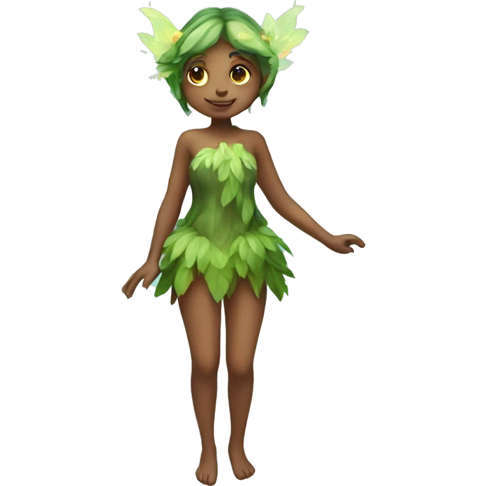 forest fairy with translucent wings  emoji