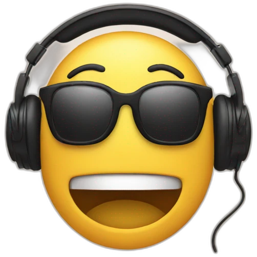 Emoji listening to music  emoji