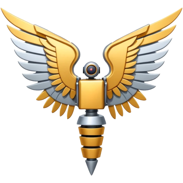 robot wings emoji