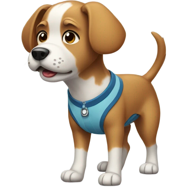 Dog wearing shorts  emoji