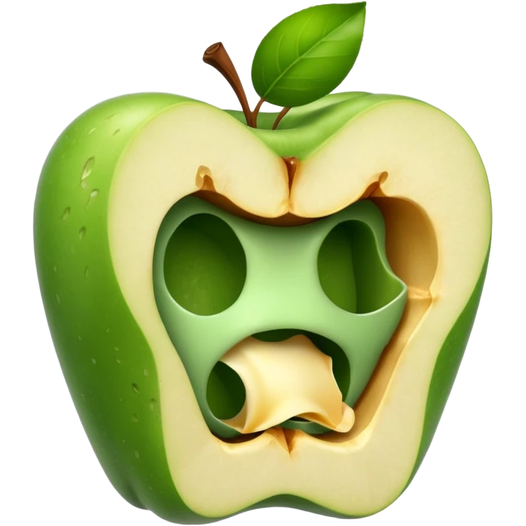 Apple core emoji