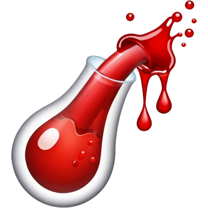 Blood came emoji