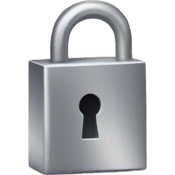 Purple box with a lock and eyes emoji