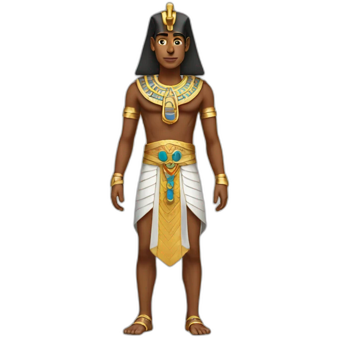 pharaoh full body emoji
