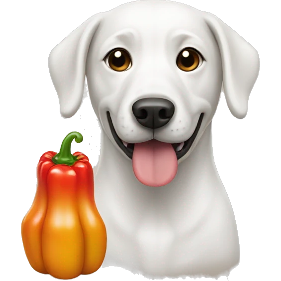 dog with pepper emoji