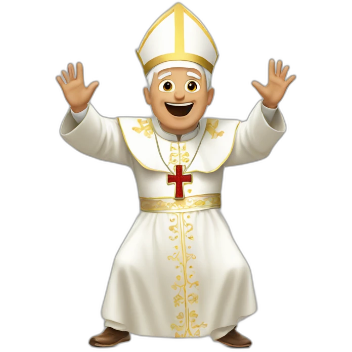 pope dance emoji