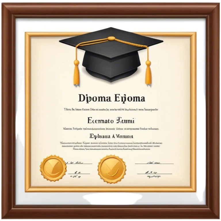 education diploma emoji