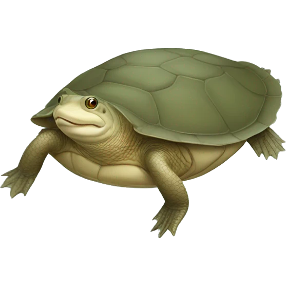 Softshell turtle emoji