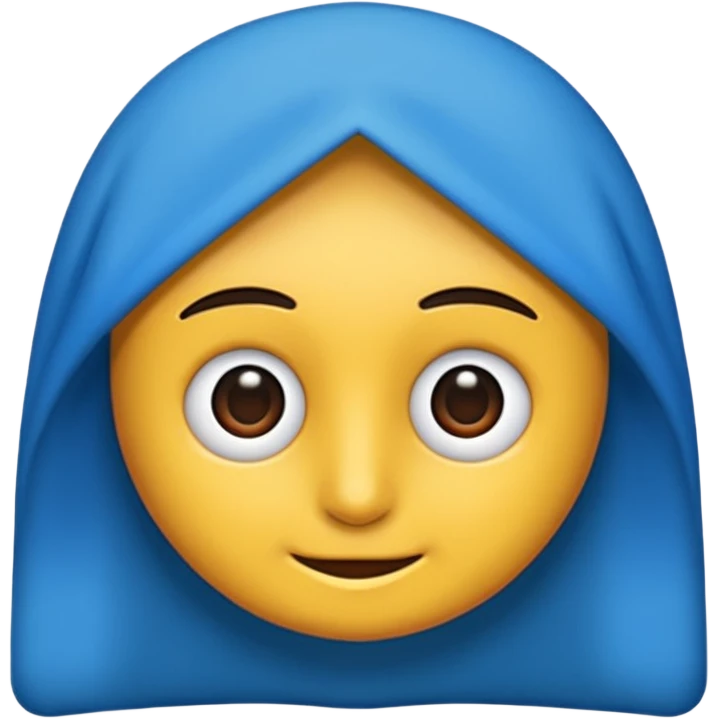 Güçlü şirin çizgifilm karakteri emoji