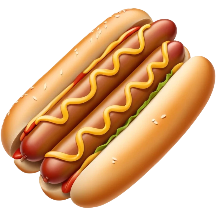 hotdog eating sausage emoji