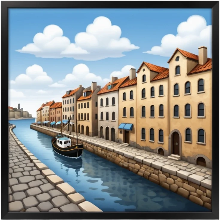an old city port emoji