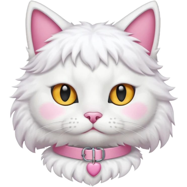 pink collar hati emoji