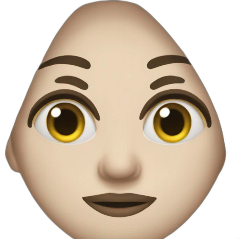 Clin d'œil sans sourrir emoji