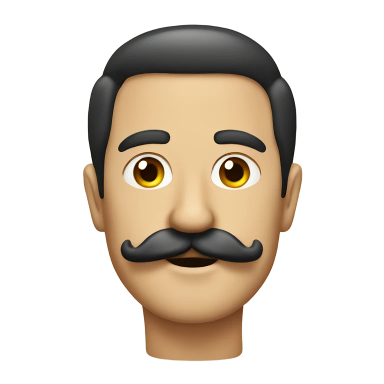 Señor con bigote  emoji