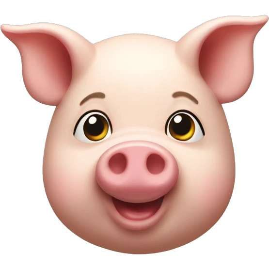 Marzipan pig emoji