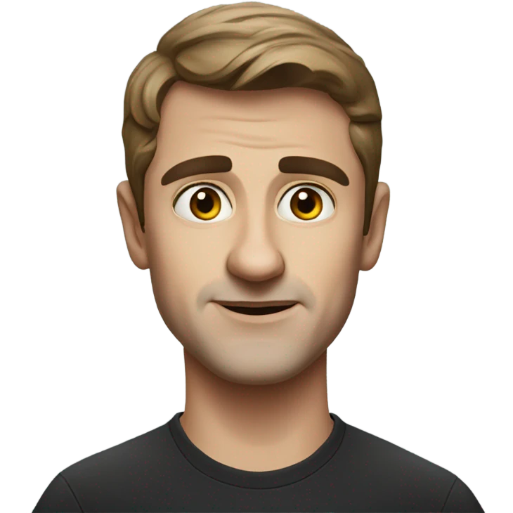 Paul Mescal actor realistic portrait small eyes emoji