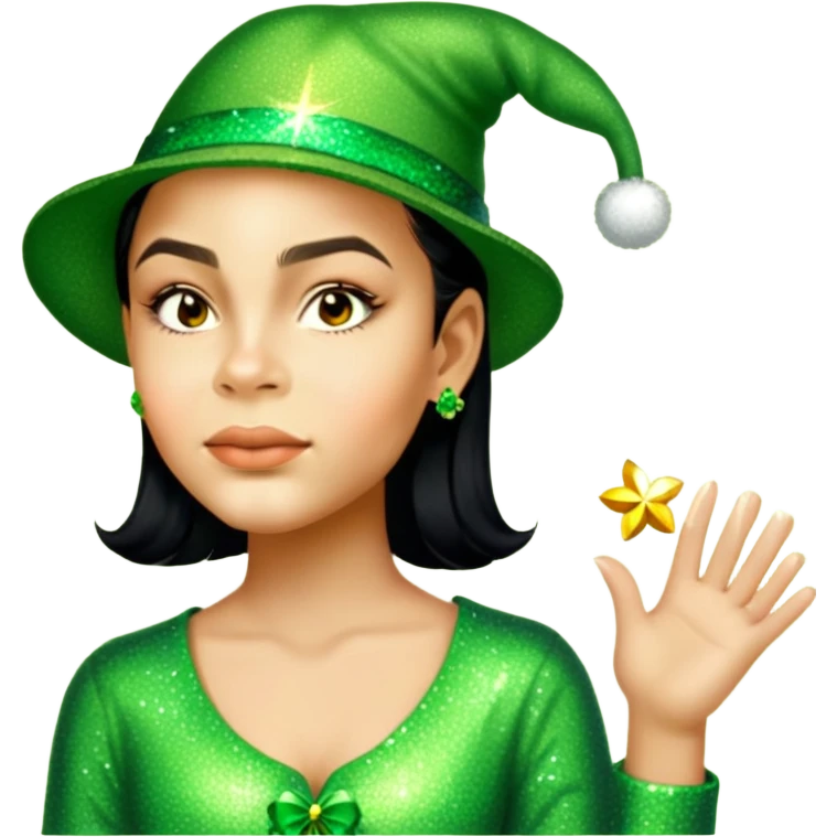Sparkling Leprechaun emoji