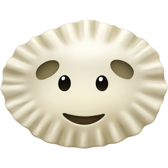 A pretty sandollar emoji
