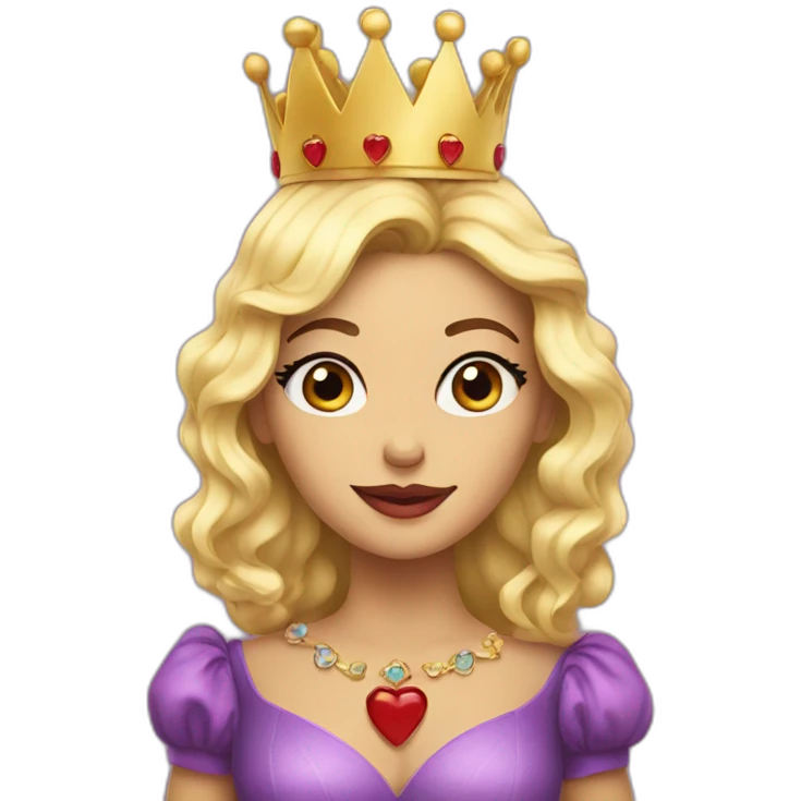 Queen heart emoji