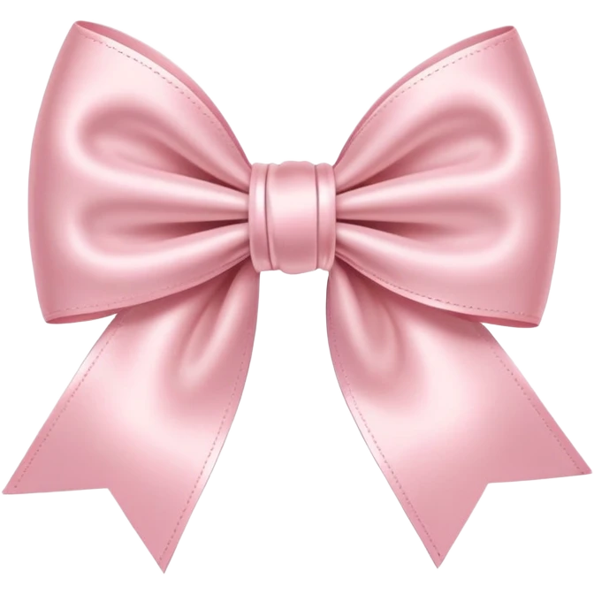 Light pink bow emoji
