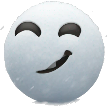 Snow emoji