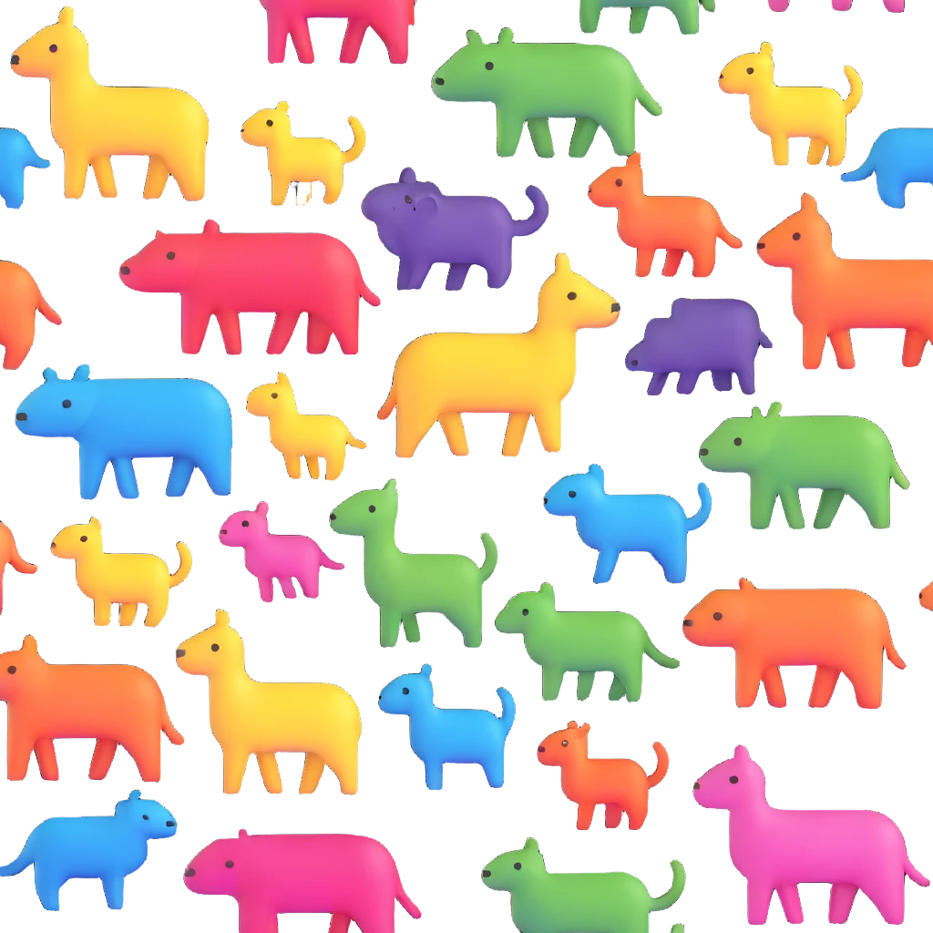 Rainbow Animals emoji