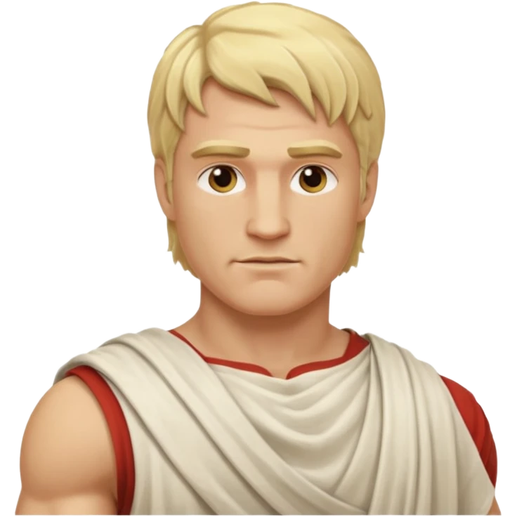 ancient greek man blond hair emoji