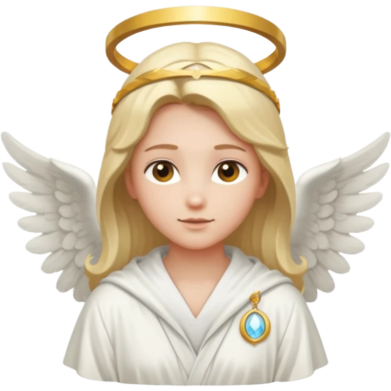Angel with ring above head no wings  emoji