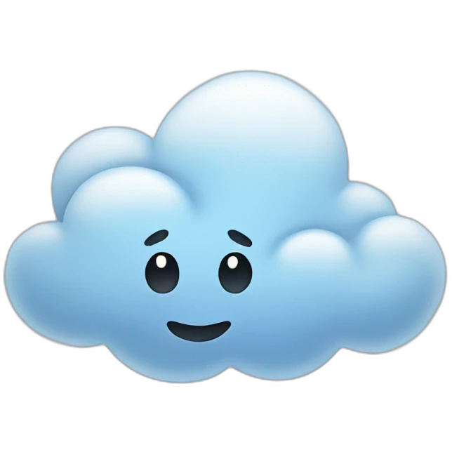 Cloud emoji