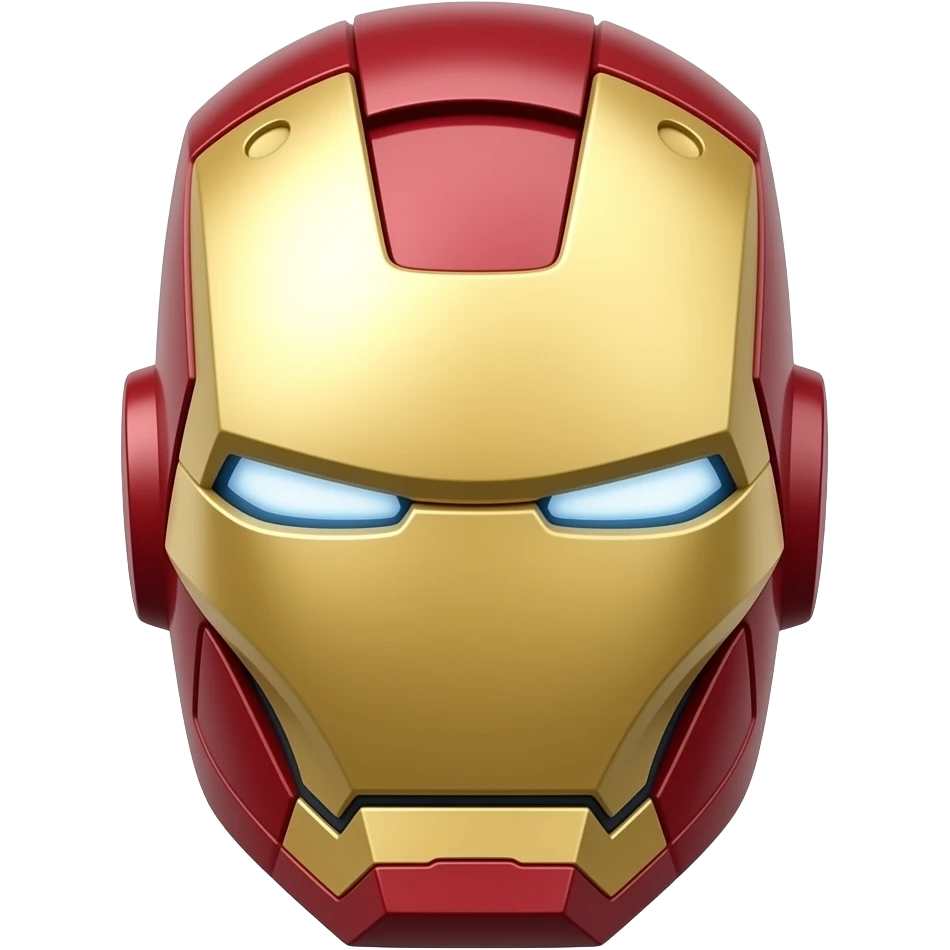 Ironman helmet transperent emoji