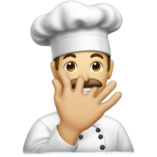 Chef kiss hand emoji