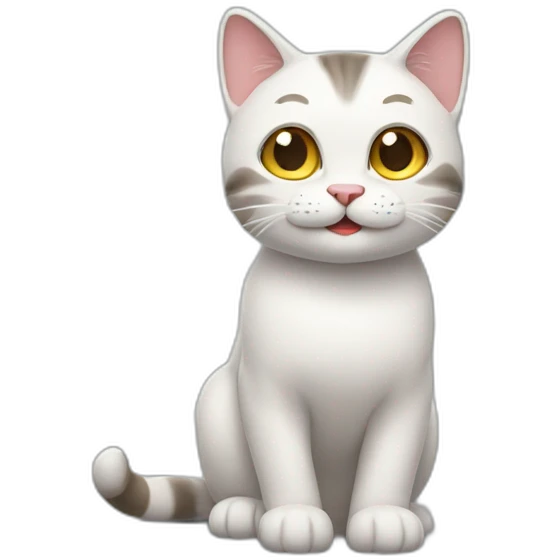 a happly cat emoji