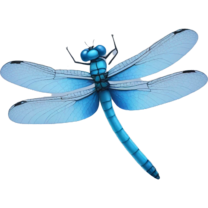 Blue dragonfly  emoji