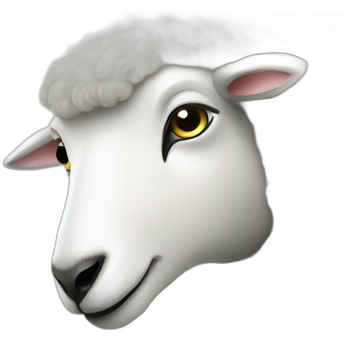sheep eating grass emoji