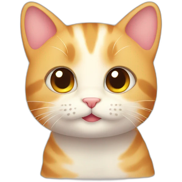 Cat kawaii emoji