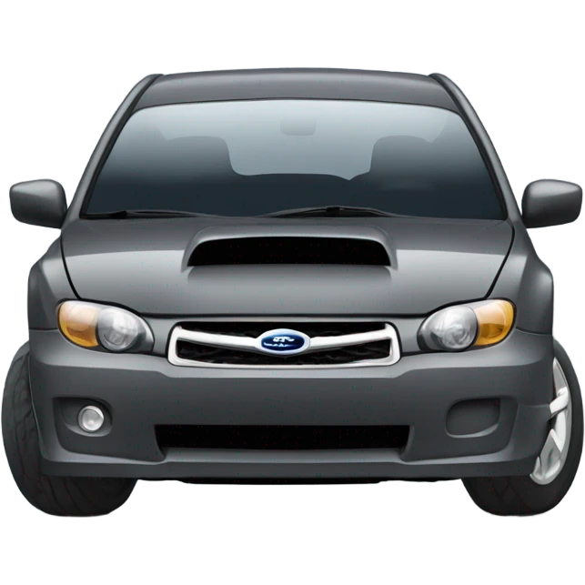 Dark Grey Subaru Impreza hatchback  emoji